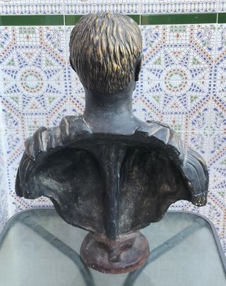 Busto romano terracota Julio César