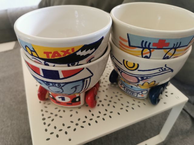 Tazze collezione con ruote