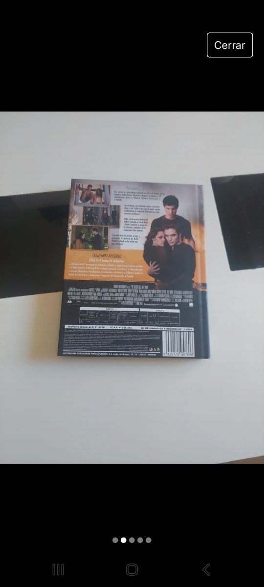 Edición especial 2DVD+LIBRO Luna Nueva