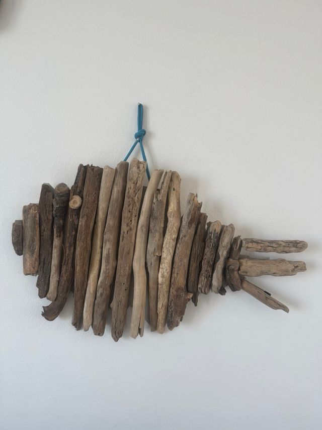 Pesce medio/grande legno di recupero