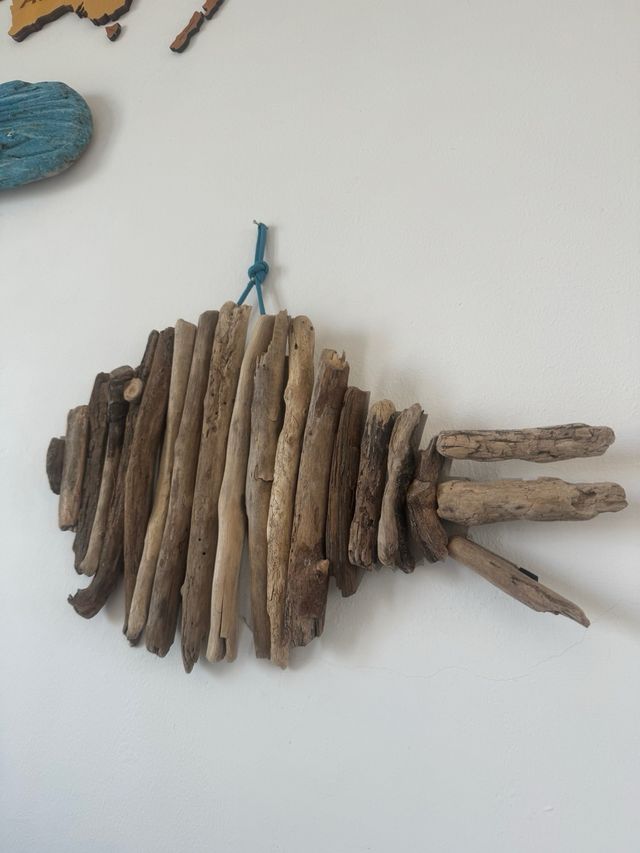 Pesce medio/grande legno di recupero