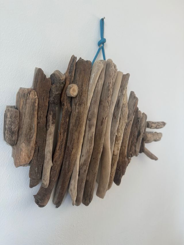 Pesce medio/grande legno di recupero