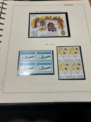 Sellos año 1993 en B4