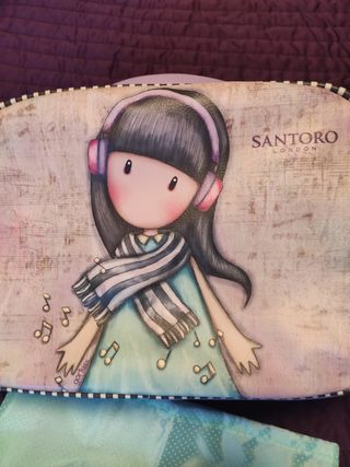 Neceser bandolera Gorjuss Lost in Music