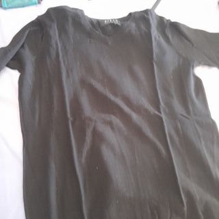 Jersey punto fino color negro talla S