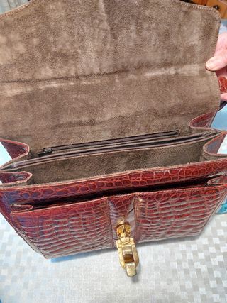 BOLSO PIEL COCODRILO AUTÉNTICO