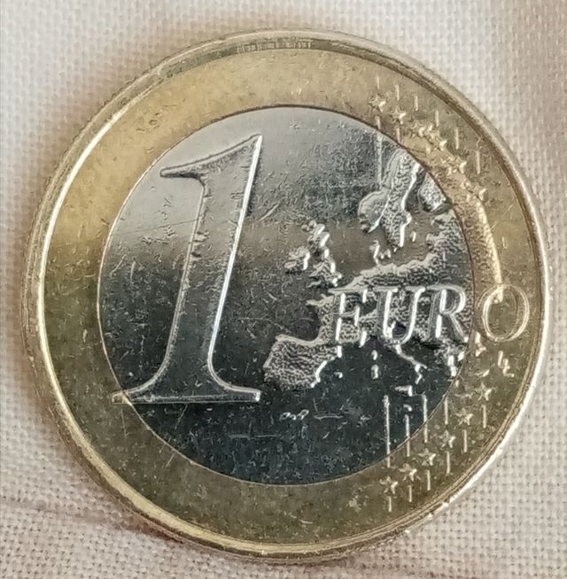 Moneda circulada 1 € Chipre 2008