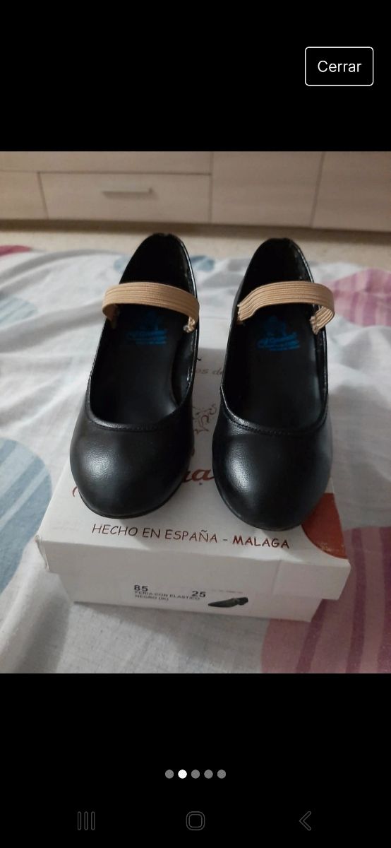 Zapatos de flamenco niña n.25