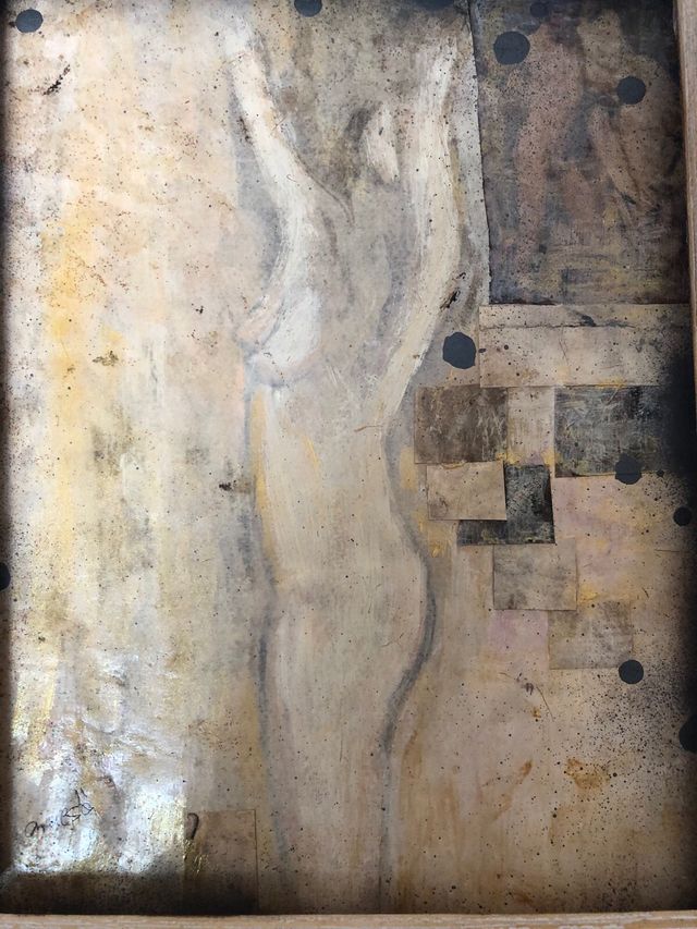 Acuarela original enmarcada. No litografia. 