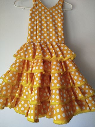 Traje de flamenca de niña 6  7 años 
