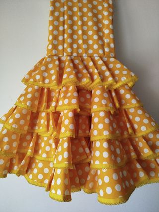 Traje de flamenca de niña 6  7 años 