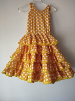Traje de flamenca de niña 6  7 años 