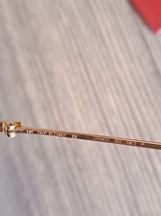 Gafas Santos de Cartier