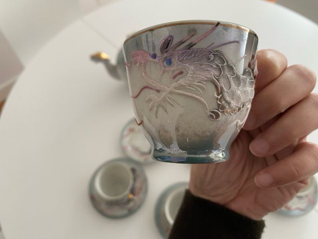Juego de té hecho en japón