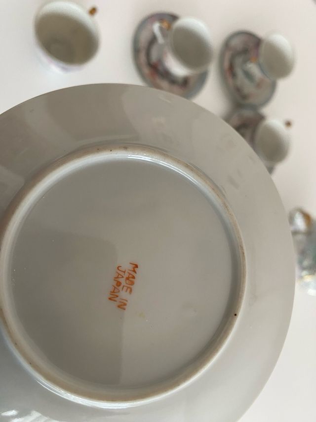 Juego de té hecho en japón