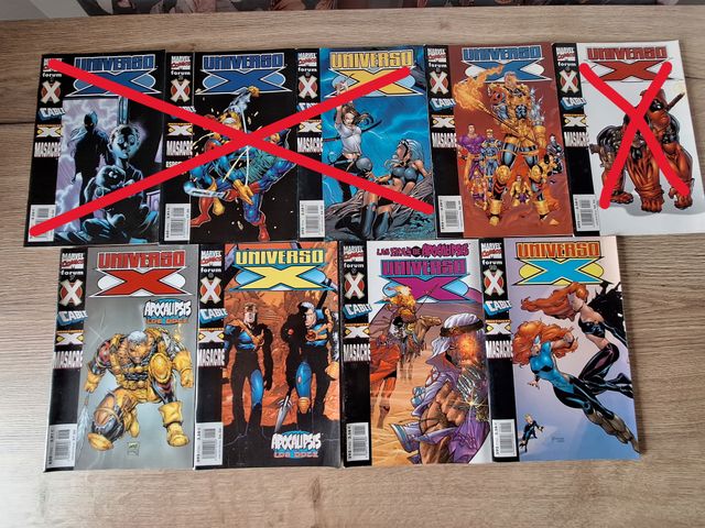 Universo X de Forum. 6 comics de grapas