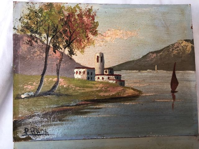 2 oleos originales años 50. Los 2 x 8!!!!!!!!