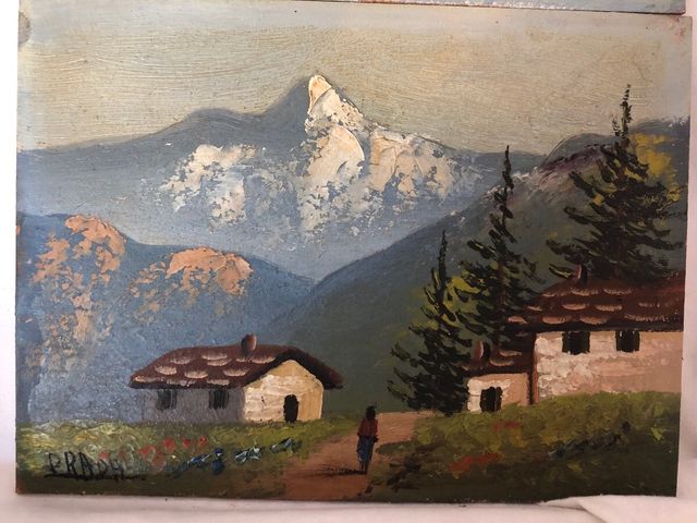 2 oleos originales años 50. Los 2 x 8!!!!!!!!