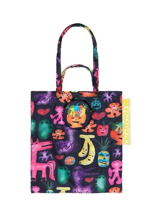 BIMBA Y LOLA BOLSO SHOPPER PLEGABLE LLAVERO