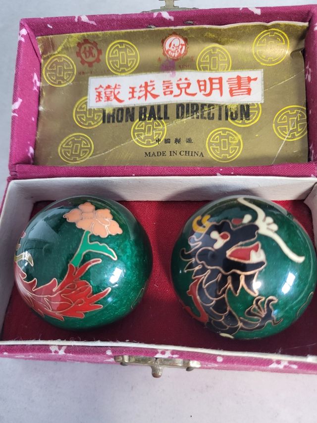Bolas chinas relajacion retro vintage