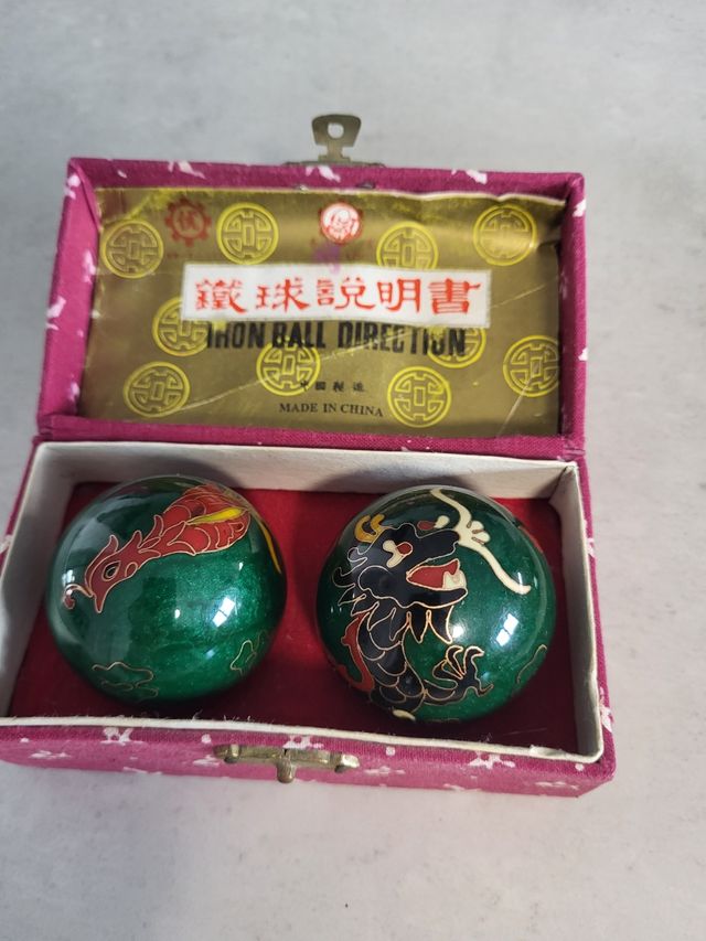 Bolas chinas relajacion retro vintage