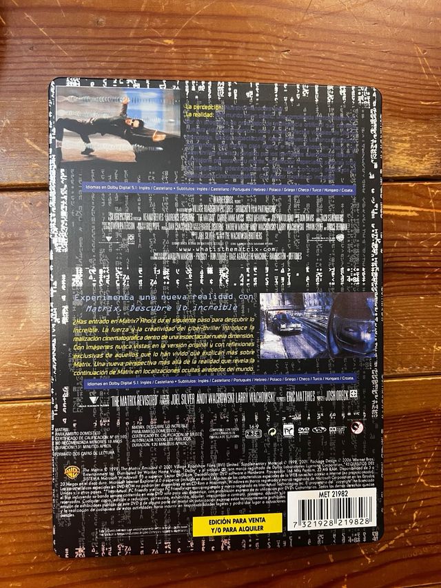 Pelicula dvd matrix limited edition