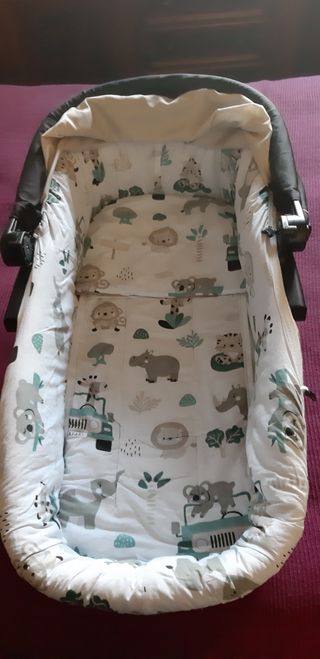 Funda capazo reversible sábanas 