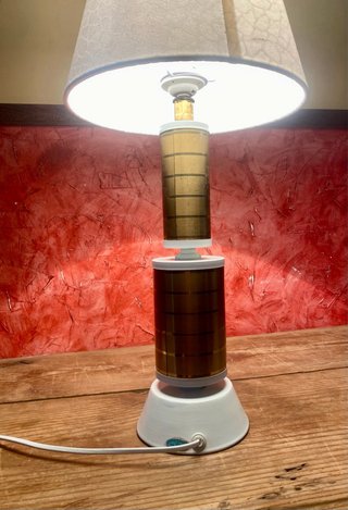 Lampara Vintage de mesa Mid-Century.