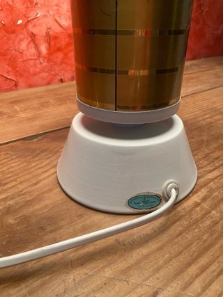Lampara Vintage de mesa Mid-Century.