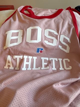 HUGO BOSS - 【非売品】バスケットボール　HUGOBOSS x RussellAthletic Red collectible ball gift hugo boss russell athletic