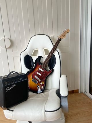 Set de guitarra eléctrica más aplicador y extras