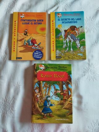 Lote Libros Gerónimo Stilton 