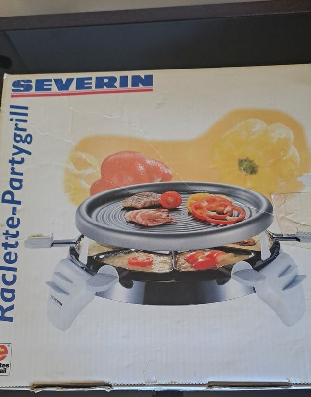 Raclette partygrill Severin,6 minisarten