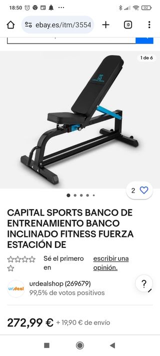 Banco de pesas profesional.