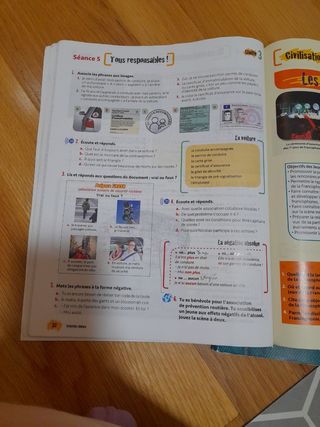 Libro de frances Grand Merci! 4 Anaya