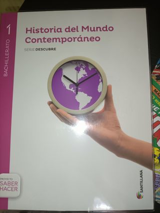 Libro Historia del mundo contemporáneo(Santillana)