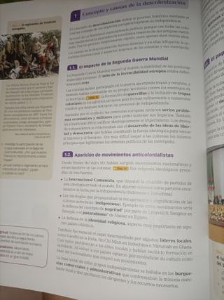 Libro Historia del mundo contemporáneo(Santillana)