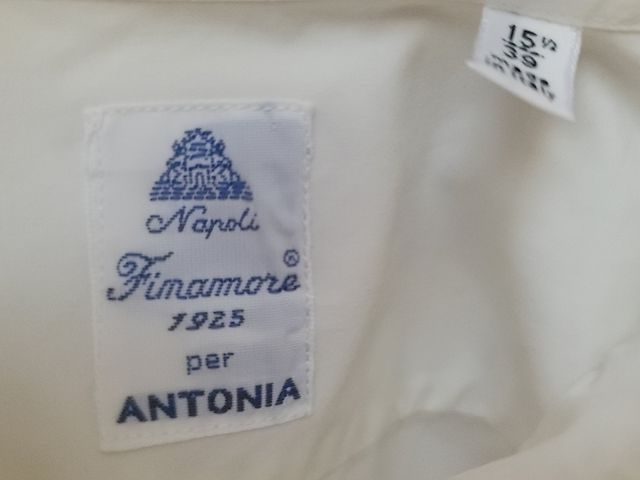 Camisa blanca de Finamore. 15,5/39
