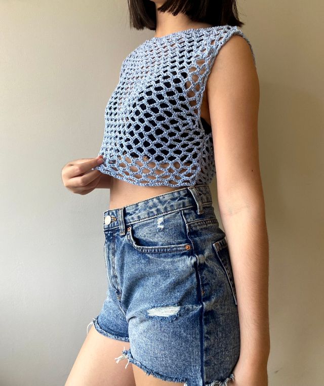 Blusa crochet