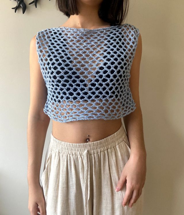 Blusa crochet