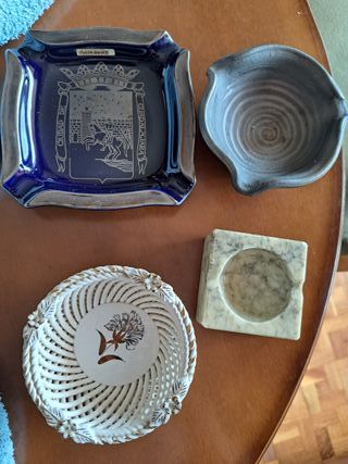 Lote de figuras de adorno de porcelana