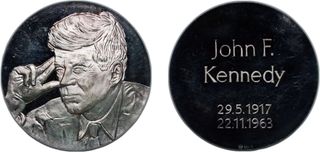 Medalla John F. Kennedy - Plata 1963