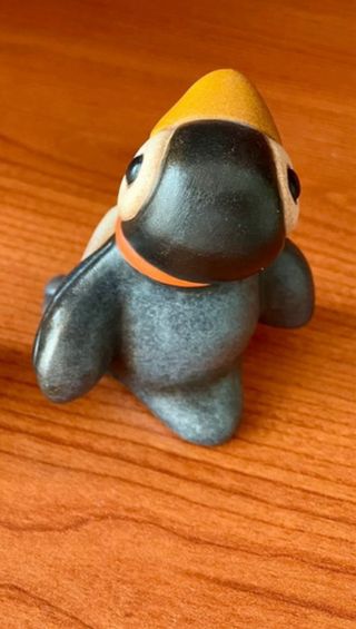 pinguino Thun come nuovo senza scatola h 6 cm