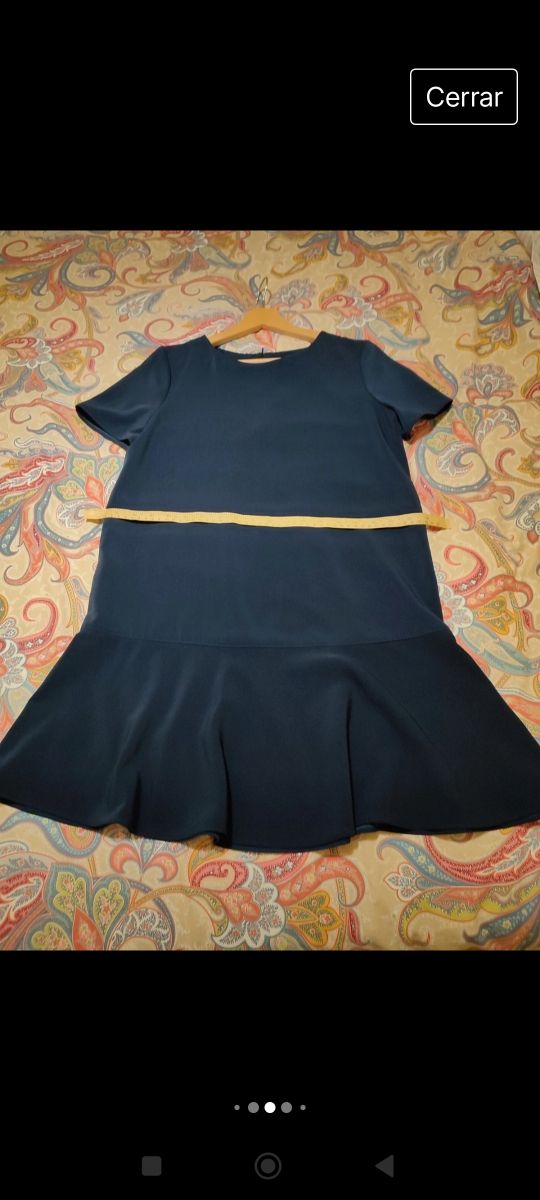 Vestido Mango, azul, S, como nuevo