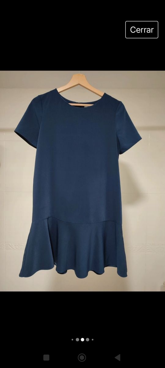 Vestido Mango, azul, S, como nuevo