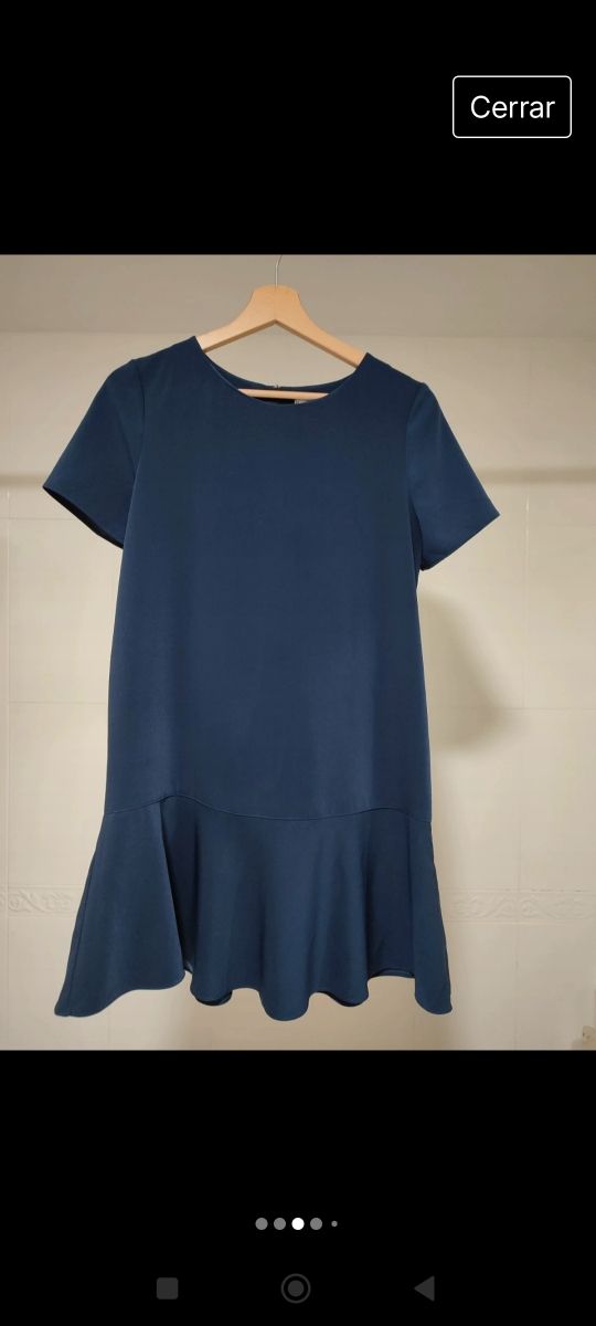 Vestido Mango, azul, S, como nuevo