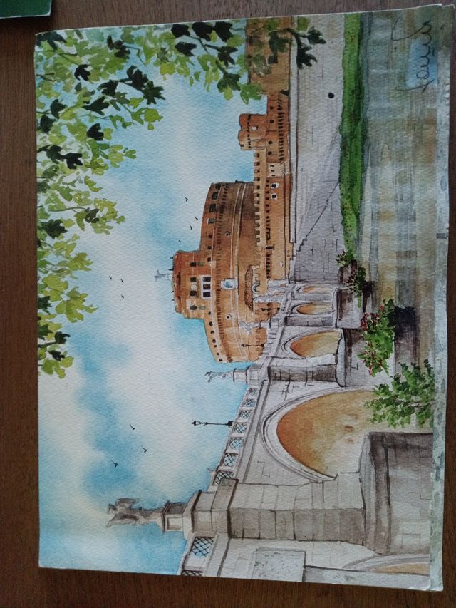 stampa  Roma Castel Sant'Angelo