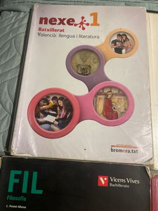 Lote libros primero bachiller