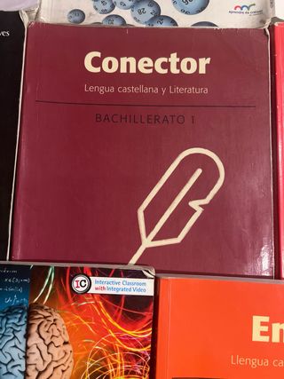 Lote libros primero bachiller