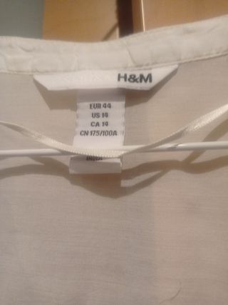 Camisa blanca chica HM talla 44